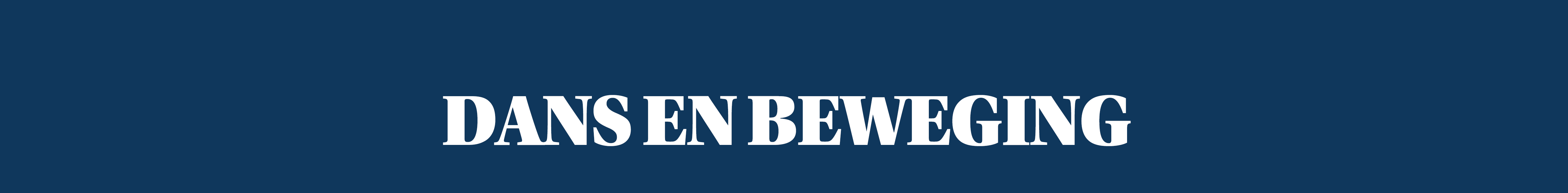 Dans en beweging